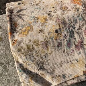 Linen / viscose blend fabric